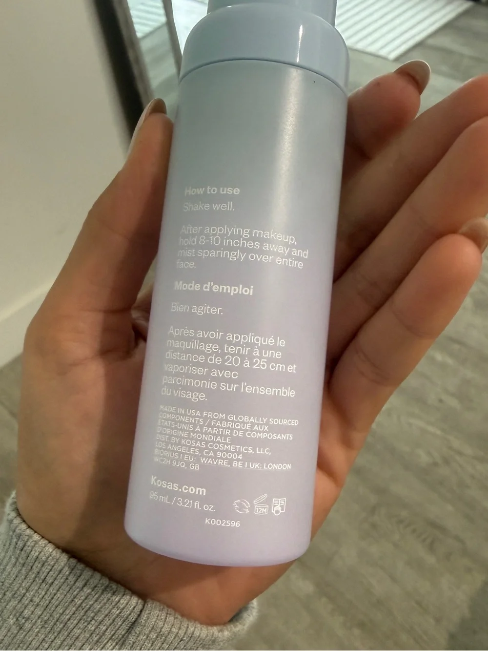 Kosas Cloud Set Mist